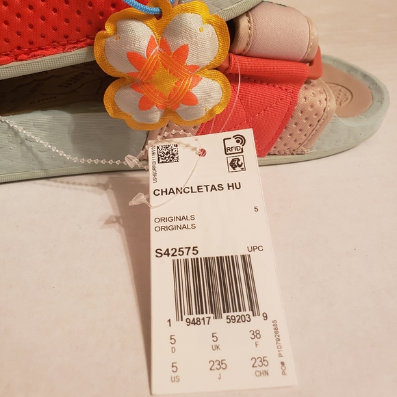 NWT Unisex Adidas x Pharrell Williams Chancletas HU Slides - Picture 8 of 12